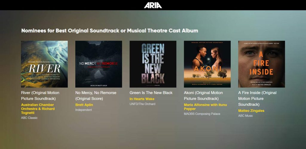 2022 Aria nominees - No Mercy, No Remorse - Composer Brett Aplin