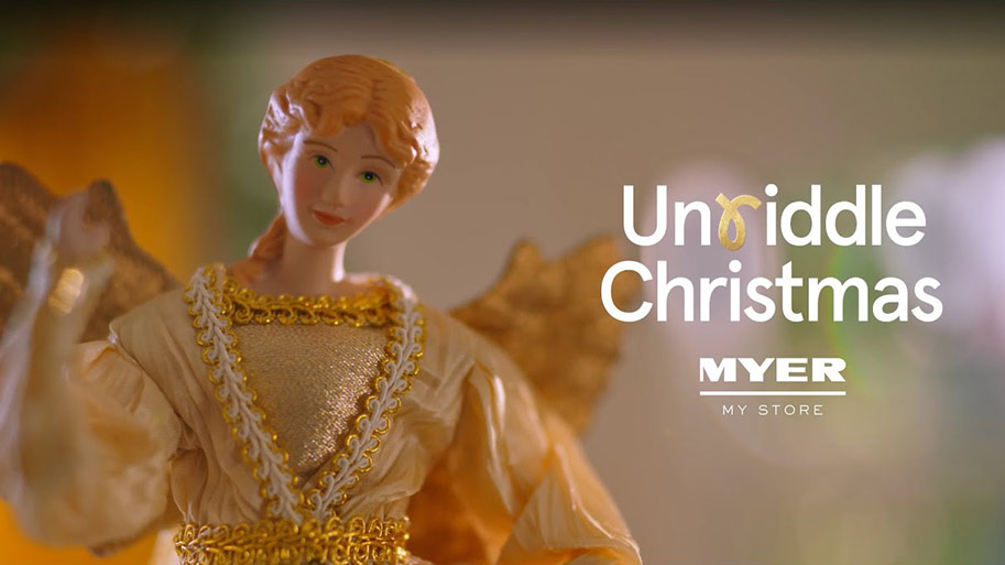 Myer 2021 Unriddle Christmas Ad campaign - Music arranged by composer Brett Aplin